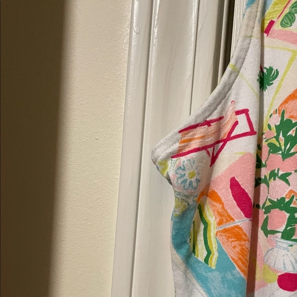 Denim&Co Colorful Patterned Tank Top - Picture 5 of 9